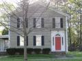 Built in 1823, this Main Street Federal house has wide plank flooring.