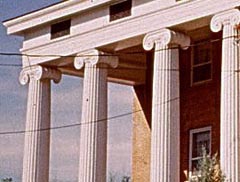 Detail of Greek Revival House